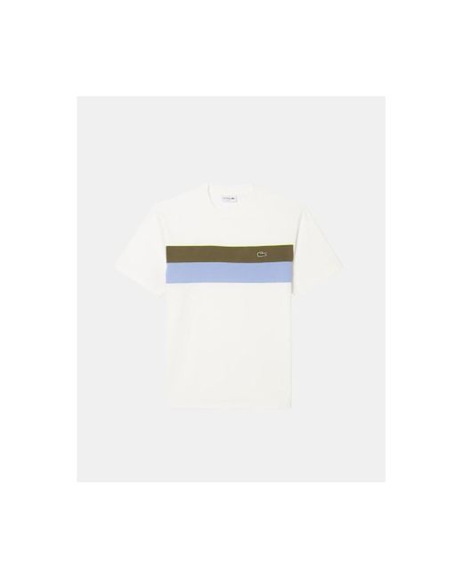 T-shirt TH5890 Lacoste pour homme en coloris White