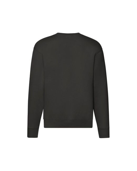 Sweat-shirt Premium Fruit Of The Loom pour homme en coloris Black