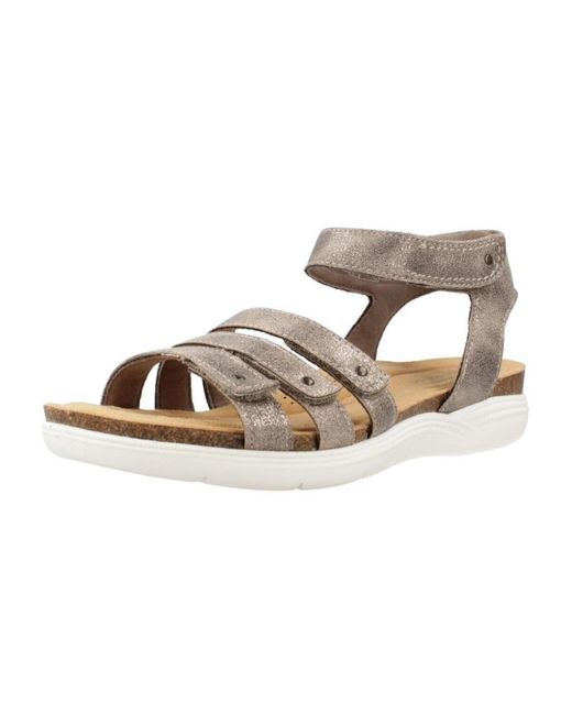 Clarks Sandalen April Dove in het Brown
