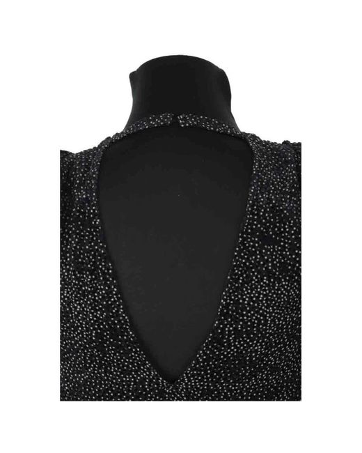 Blouses Blouse en soie noire Ba&sh en coloris Black