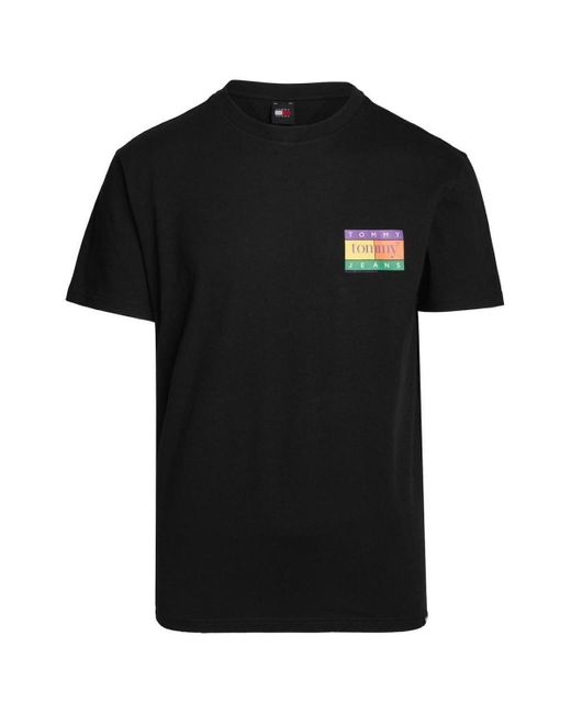 T-shirt Tommy Hilfiger pour homme en coloris Black