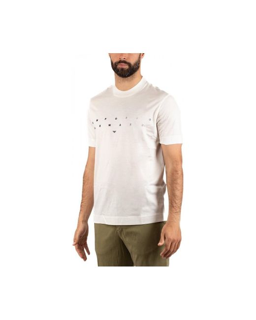 T-shirt T-SHIRT HOMME Emporio Armani pour homme en coloris White