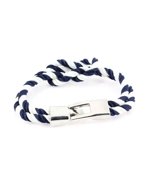Bracelets Bracelet Noeud marin corde Clj Charles Le Jeune pour homme en coloris Blue