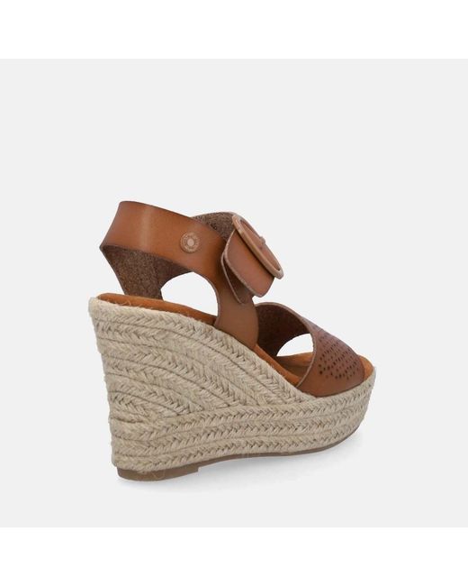 Sandales compensées SANDALO ZEPPA Refresh en coloris Brown