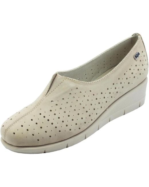 Mocassins 36137 Nabuk Valleverde en coloris Natural
