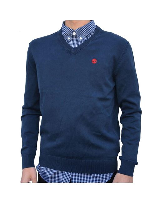 pull timberland bleu