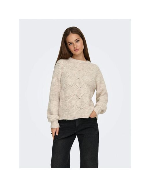 Pull 97120 ONLY en coloris Natural