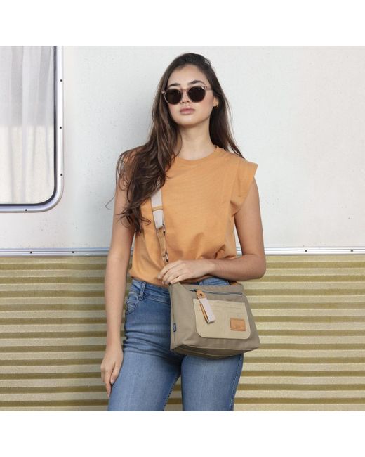 Sac Bandouliere Abilene Lois en coloris Natural