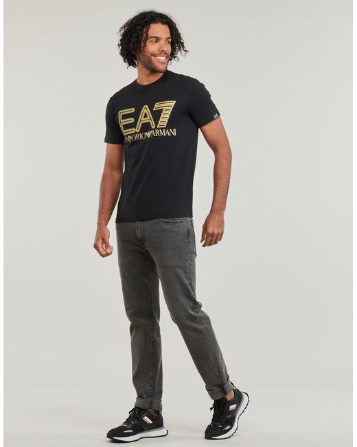 T-shirt TSHIRT 3DPT37 EA7 pour homme en coloris Black