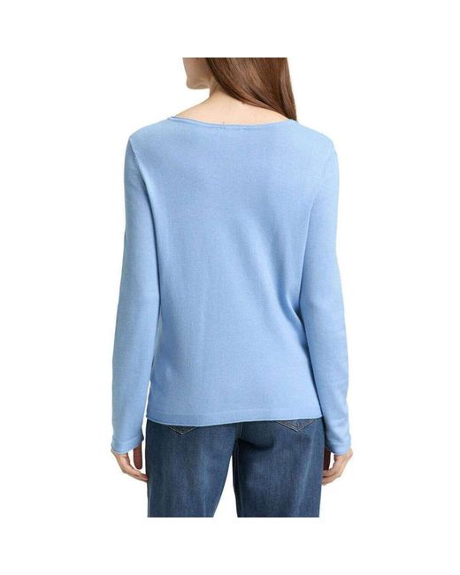 Pull 5659904 Tom Tailor en coloris Blue
