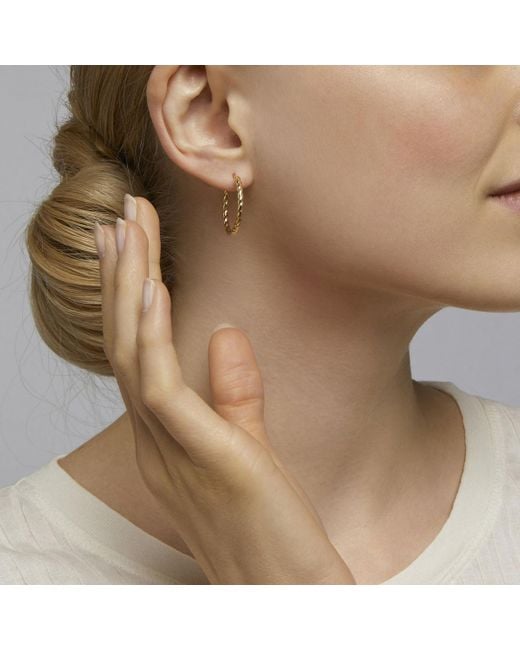 Boucles oreilles Boucles d'oreilles en argent 925/1000 et zircon Cleor en coloris Metallic