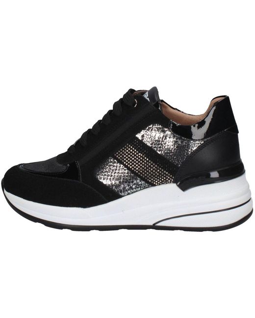 Baskets basses Keys en coloris Black