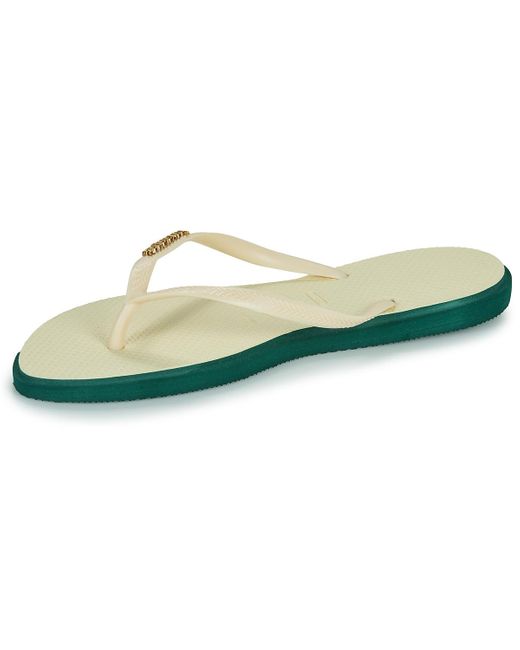 Havaianas Green Zehentrenner Slim Point