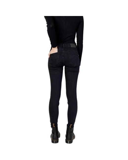 Jeans skinny STAR UP A7238 10BO Gas en coloris Black