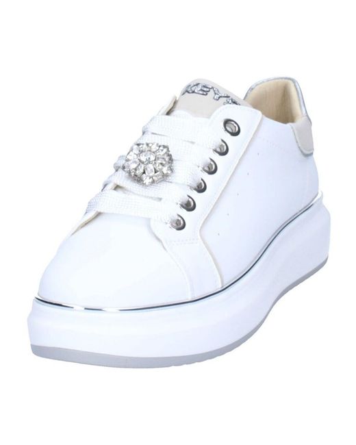 Baskets Basses Keys en coloris White