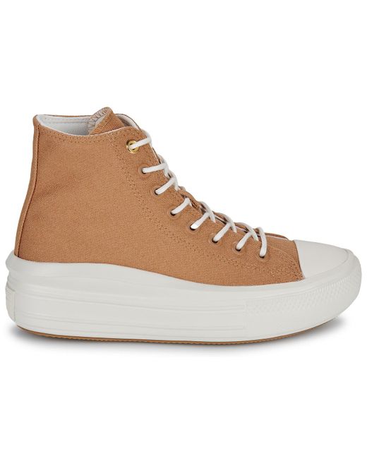 Baskets montantes CHUCK TAYLOR ALL STAR MOVE PLATFORM Converse en coloris Gray