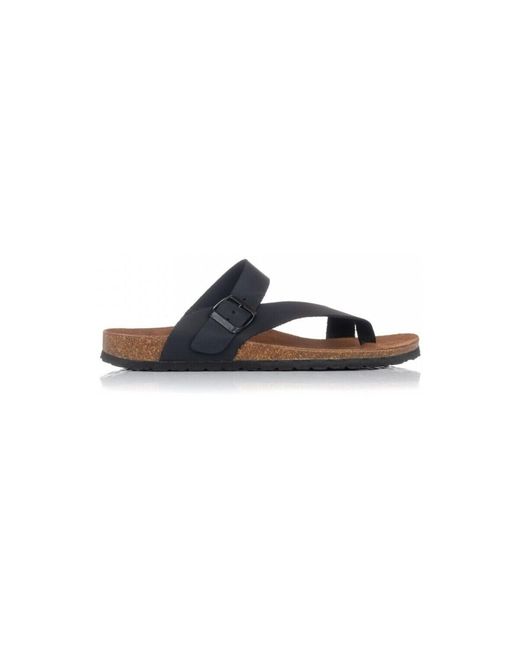 Sandales Plates Baskets 9511 Interbios pour homme en coloris Blue