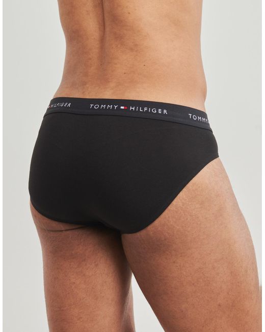 Slips 3P BRIEF WB Tommy Hilfiger pour homme en coloris Black