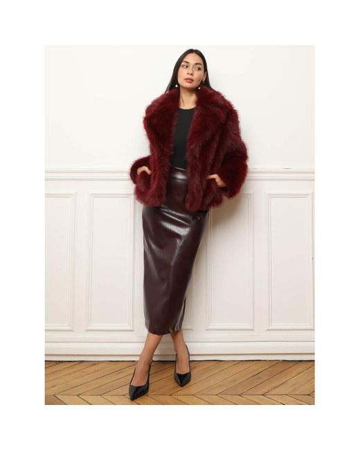 La Modeuse Mantel 73426_P173194 in het Red