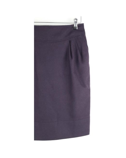 Jupes Jupe en laine violette Paule Ka en coloris Purple