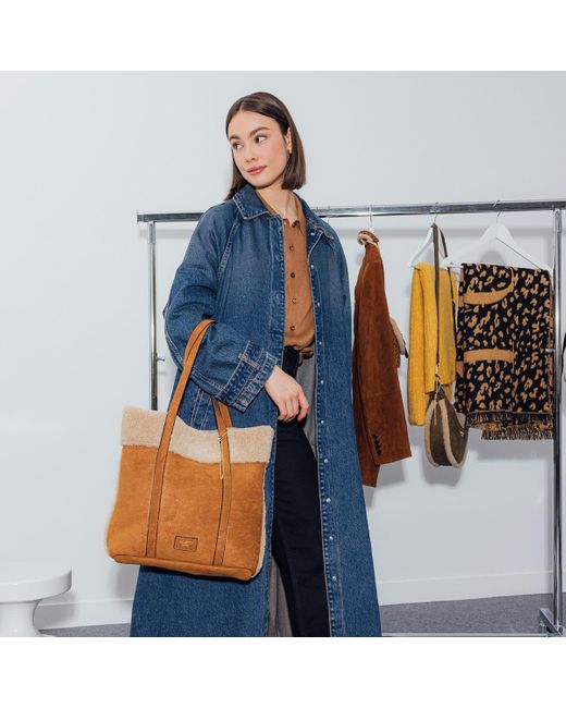 Sac à main Grand sac shopper camel Reyana Lollipops en coloris Brown