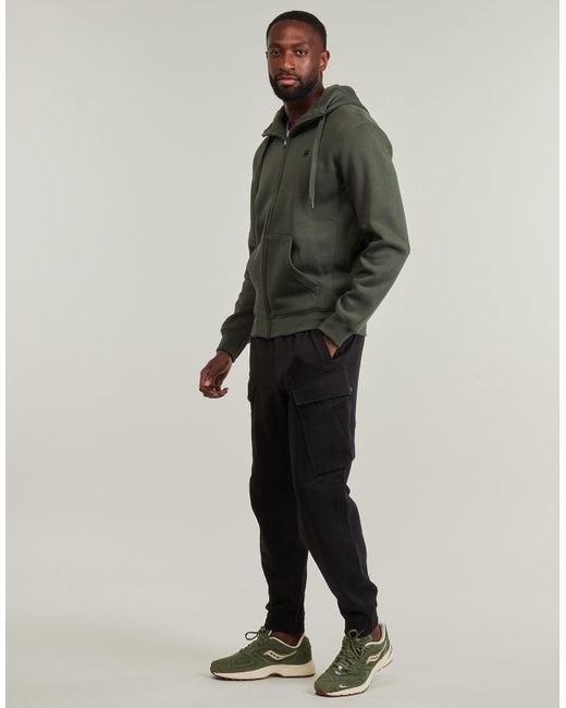 G-Star Sweater Premium Core Hdd Zip Sw Ls in het Green voor heren