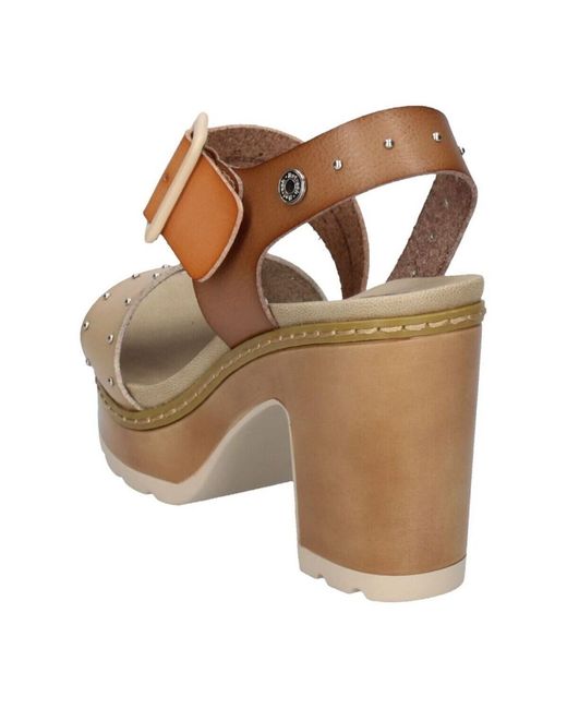 Sandales à talon Refresh en coloris Brown