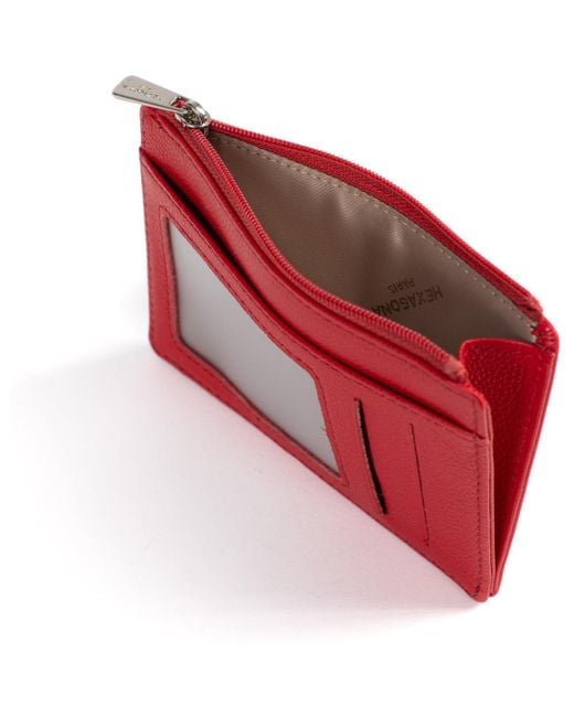 Portefeuille CONFORT Hexagona en coloris Red