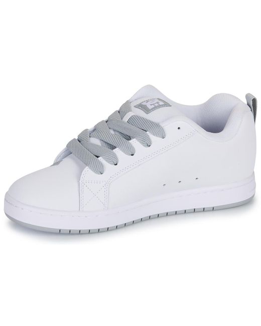 Baskets basses COURT GRAFFIK SQ DC Shoes pour homme en coloris White