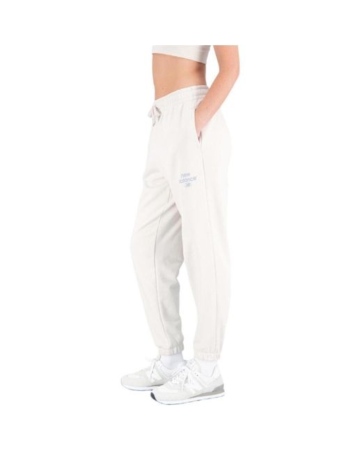 Pantalon New Balance en coloris Natural