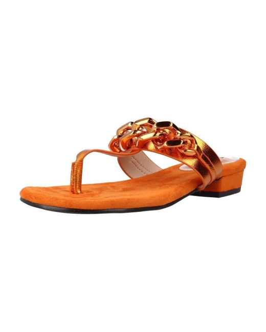 Menbur Sandalen 22784M in het Brown