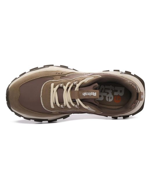 Baskets Taupe Refresh en coloris Brown
