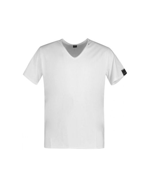 T-shirt T-shirt blanc col en V Replay pour homme en coloris White