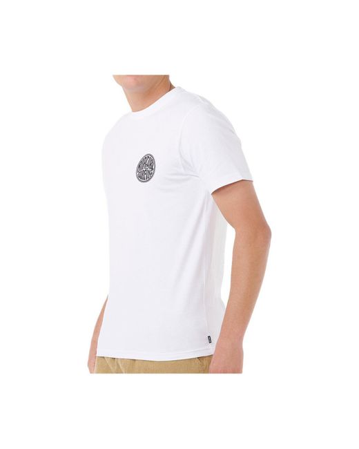 Polo _M_DRIFTER TEE Rip Curl pour homme en coloris White
