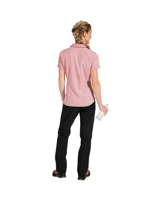 Chemise Womens Seiland Shirt III Vaude en coloris Pink