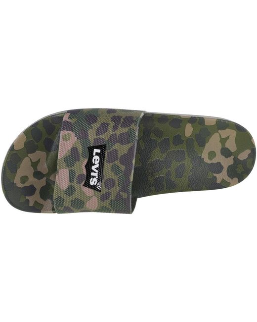 Chaussons June Stamp Levi's pour homme en coloris Black