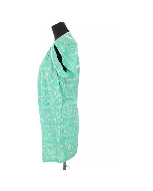 Robe courte Robe en coton verte IRO en coloris Green