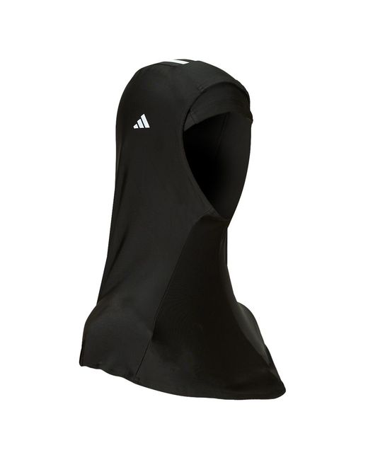 Chapeau 3-Stripes Swim Hijab Adidas en coloris Black