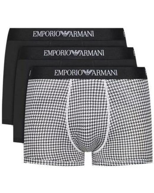 Boxers Pack De 3 EA7 pour homme en coloris Black