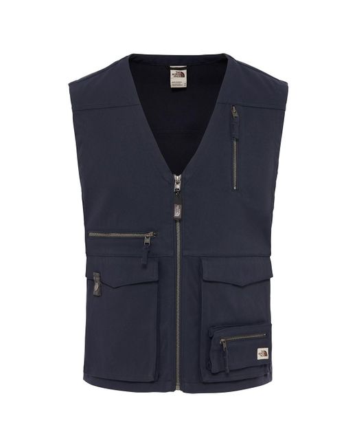 Wild Vest Gilet The North Face pour homme en coloris Bleu - Lyst