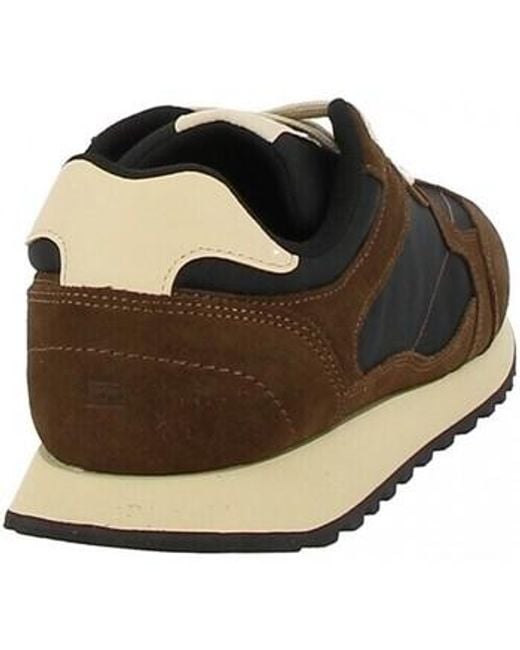 Baskets basses fm05638 Tommy Hilfiger pour homme en coloris Black