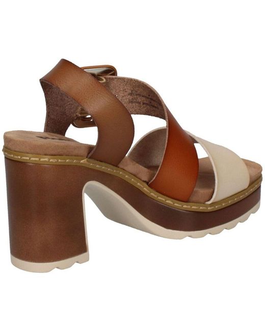 Sandales à talon Refresh en coloris Brown