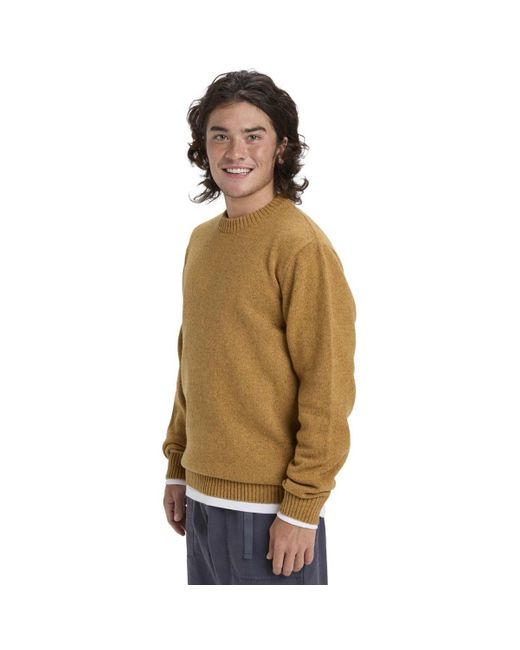 Pull Slow Song Neppy Quiksilver pour homme en coloris Brown