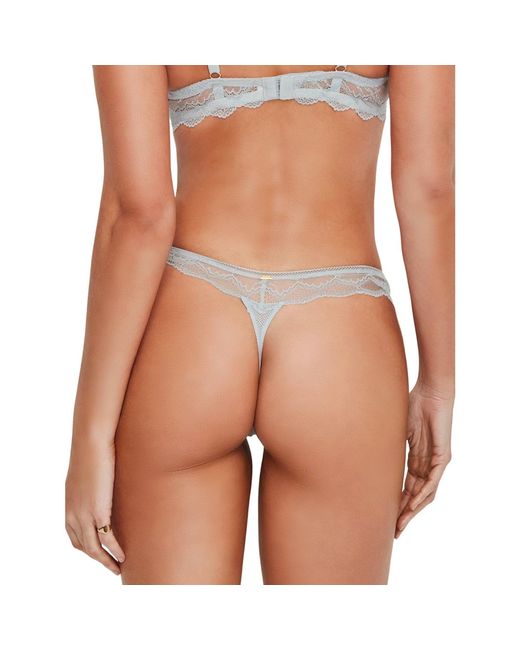 Culottes & Slips String Manuela Selmark en coloris Gray