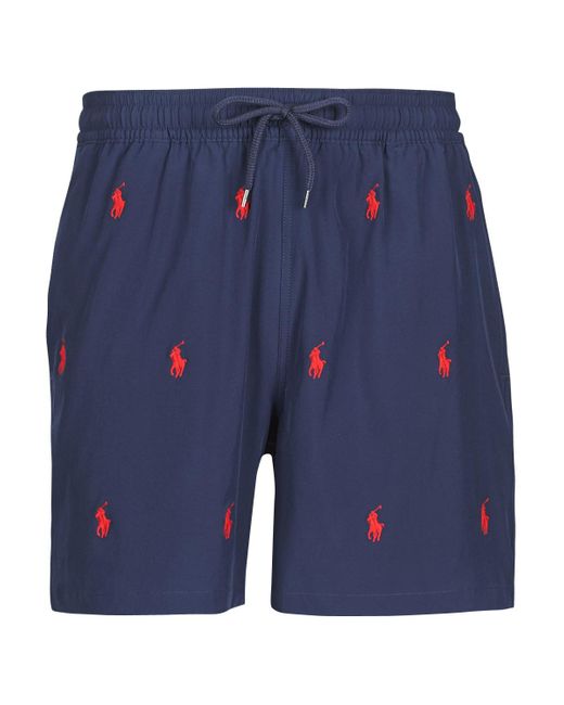 Polo Ralph Lauren Zwembroek Maillot Short De Bain Imprime Broderie Pony  Player Cordon De Ser in het Zwart voor heren - Bespaar 6% - Lyst