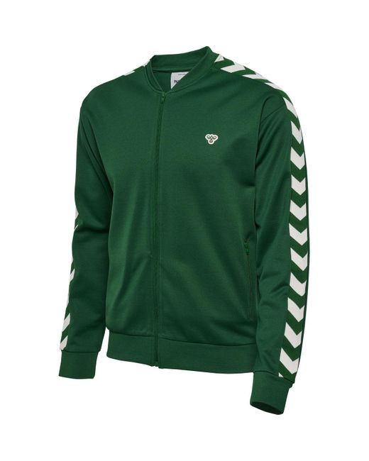 Hummel Trainingsjack Veste De Survêtement Zippé Archive Regular Poly in het Green voor heren