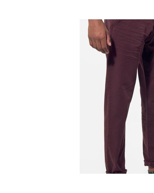 Pantalon - chino - bordeaux Kaporal pour homme en coloris Purple