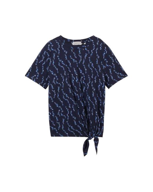 T-shirt 162851VTPE24 Tom Tailor en coloris Blue