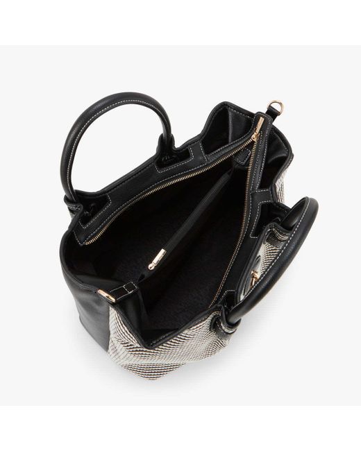 Cabas Grand sac shopper noir Petula Lollipops en coloris Gray