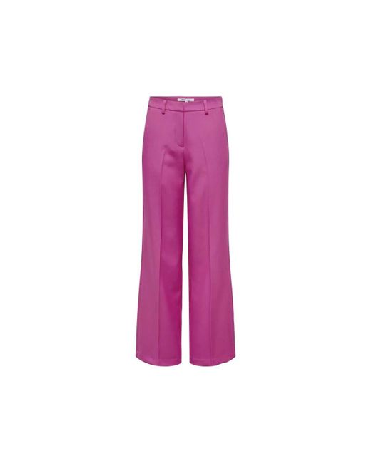 Pantalon 15311385 ONLY en coloris Purple